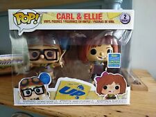 Funko pop Disney Pixar UP CARL and ELLIE 2 Pac Summer convention 2019 exclusive!