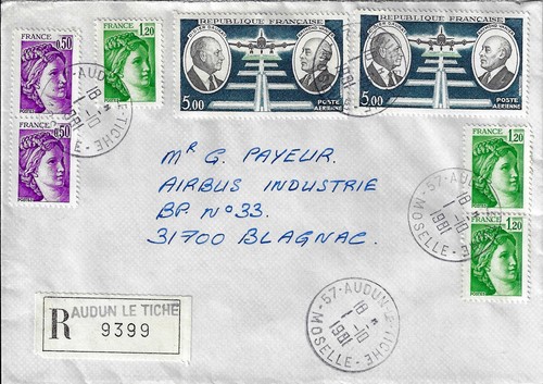 France 1981 lettre - france,