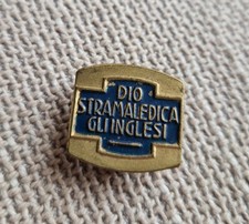 Spilla Distintivo Guerra Italia Germania Propaganda ANTI Inghilterra APPELIUS