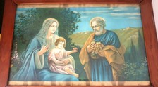 Antico quadro religioso