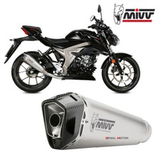Scarico Completo MIVV Delta Race Inox per SUZUKI GSX-S 125 2017 > 2021