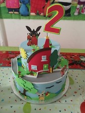 Torta scenografica Bing festa