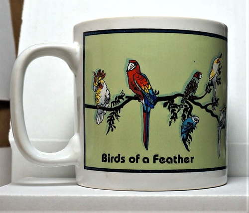 Tazza vintage uccellino