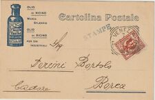 VENEZIA - OLIO DI RICINO MARCA SPLENDID PER USI INDUSTRIALI 1904