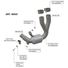 RACCORDO ELIMINA CAT.DUCATI  SCRAMBLER 800 23-