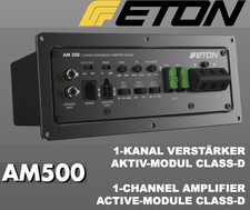 ETON AM 500 Modulo Amplificatore 1 Canale per Subwoofer 540 Watt RMS Mono Amplifier
