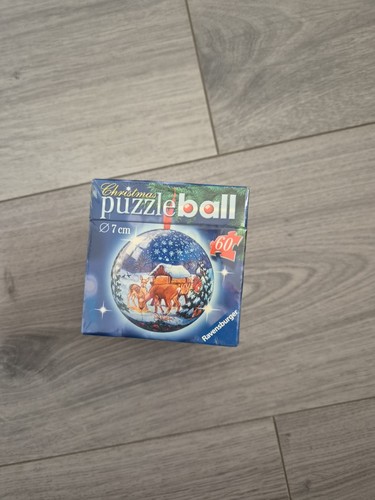 Palla puzzle natale - palla, 3d