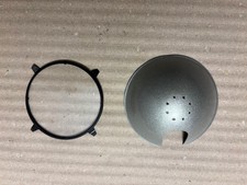 Lampada Luceplan Berenice diffusore in alluminio argento