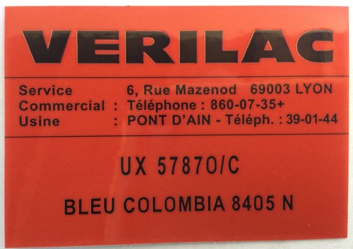 Autocollant peinture verilac - peinture,