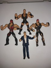 WWF/WWE JAKKS PACIFIC Flex'Ems: KANE-UNDERTAKER-ROB VAN DAMME+ JBL