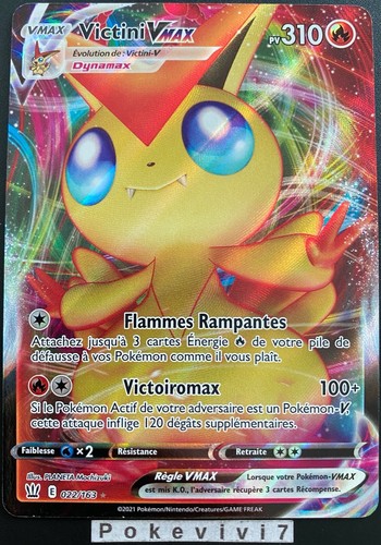Carte pokemon victini 022 - carte, 022/163