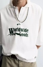 POLO ZARA UOMO RICAMATA BOXY