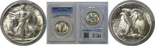 1944-S Mezzo dollaro Walking
