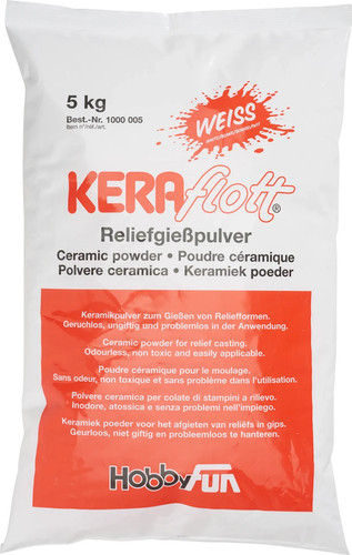 Gesso ceramico keraflott 5kg - gesso,