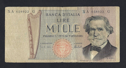 Repubblica italiana rara 1000 - italiana,