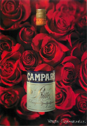 Cartolina pubblicità campari - cartolina,