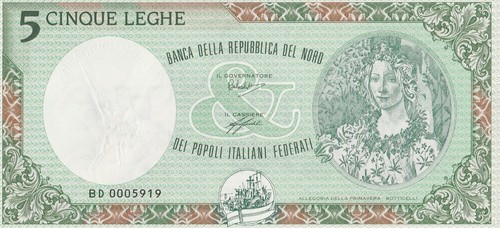 Banconota gadget lega - banconota,
