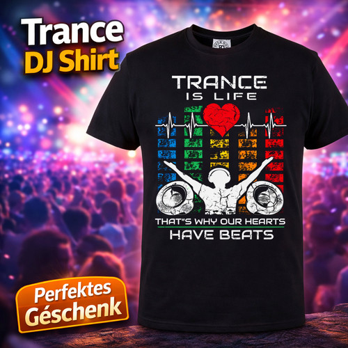 Shirt uomo trance - trance, musica
