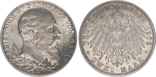 Impero tedesco baden marchi - tedesco, 2