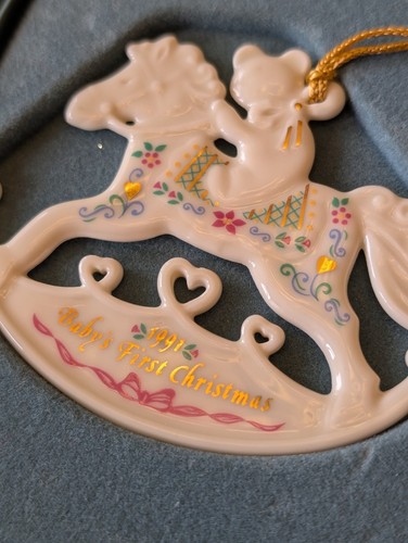 Lenox 1991 ornamento cavallo - ornamento, a