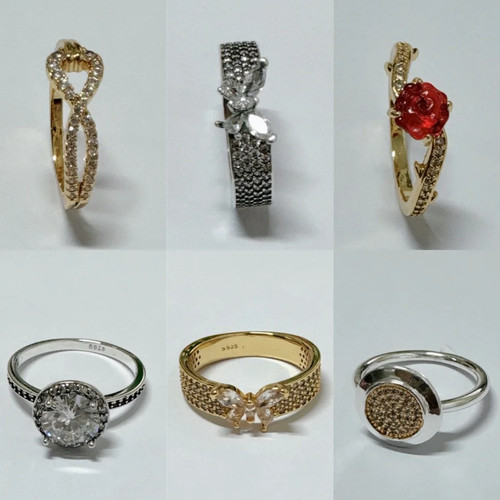 Anello rosa infinita - anello, argento