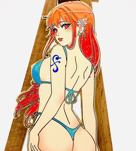 Nami one piece spilla - piece, smaltata