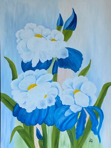 Quadro olio iris - quadro,
