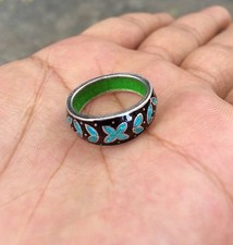 Vintage Smalto Anello 925