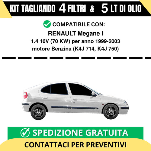 Tagliando per renault megane - tagliando,