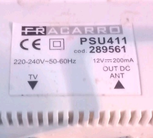 Fracarro psu411 amplificatore - fracarro,