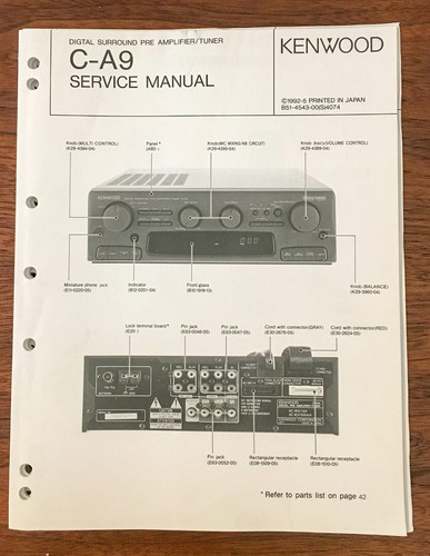 Kenwood preamp - kenwood,