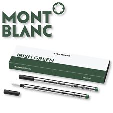 MontBlanc Rollerball penna a inchiostro refill mine M Irish green 2 pezzi verde