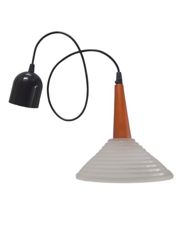 Lampadario vetro satinato - vetro,