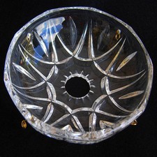 BOBECHE IN CRISTALLO PER RICAMBIO LAMPADARIO E APPLIQUE COLL. GIALLA