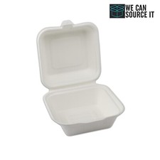 Bagasse Clamshell Scatola per