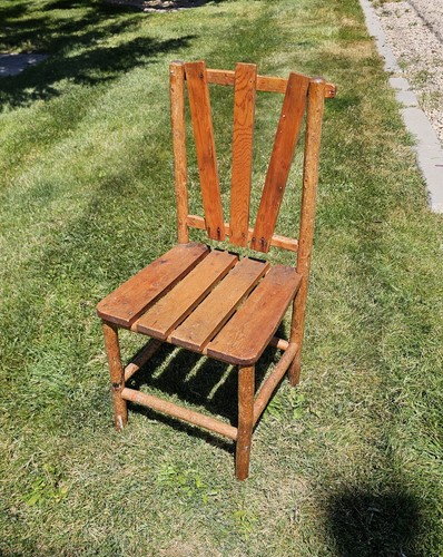 Sedia vintage primitiva - , in