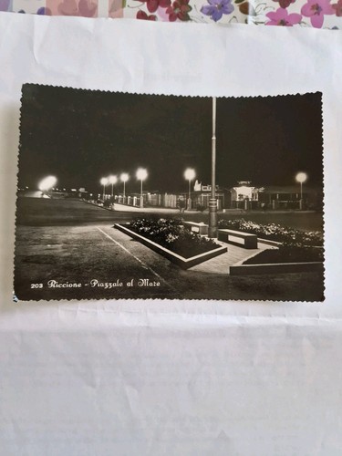 Cartolina riccione piazzale - riccione, al