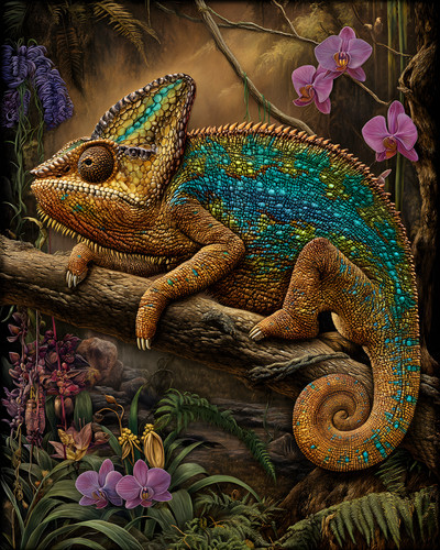Panther chameleon con scale - panther,