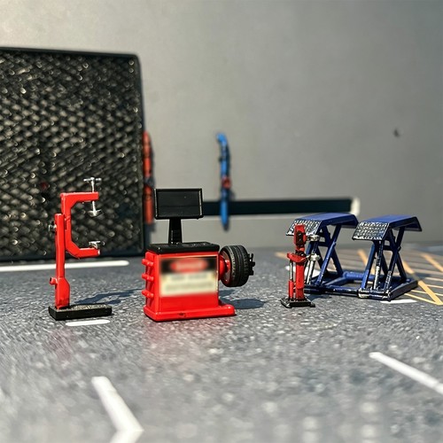 Diorama garage puntelli - 1/64,