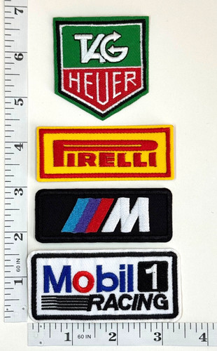 Set patch ricamate racing - 4,