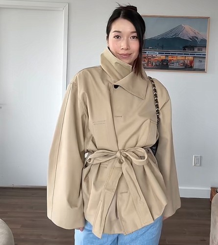 Zara trench corto con - trench,