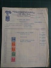 CONCESSIONARIA DI CARLO ALBERTO MINEZZI, PROFUMERIE SAPONERIE, FATTURA 1942