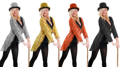 Costume paillettes cappotto - costume,