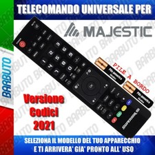 TELECOMANDO UNIVERSALE MAJESTIC - CLICCA IL TUO MODELLO LO RICEVERAI GIA PRONTO