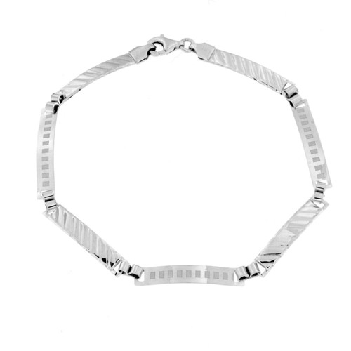 Bracciale uomo oro bianco - oro,