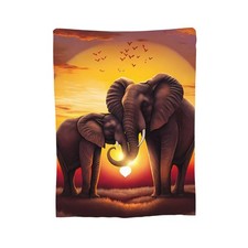 Elephant Throw Blanket for