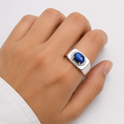 Anello uomo argento - da,