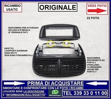 BOCCHETTE BOCCHETTA ARIA CENTRALI MASCHERINA AUTORADIO FIAT PUNTO 2 3 mod 188