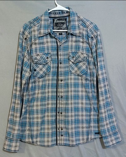 Camicia western fibbia uomo