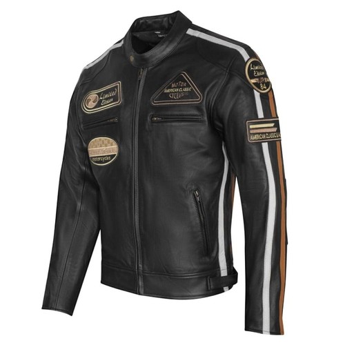 Giubbotto moto uomo in - giubbotto,